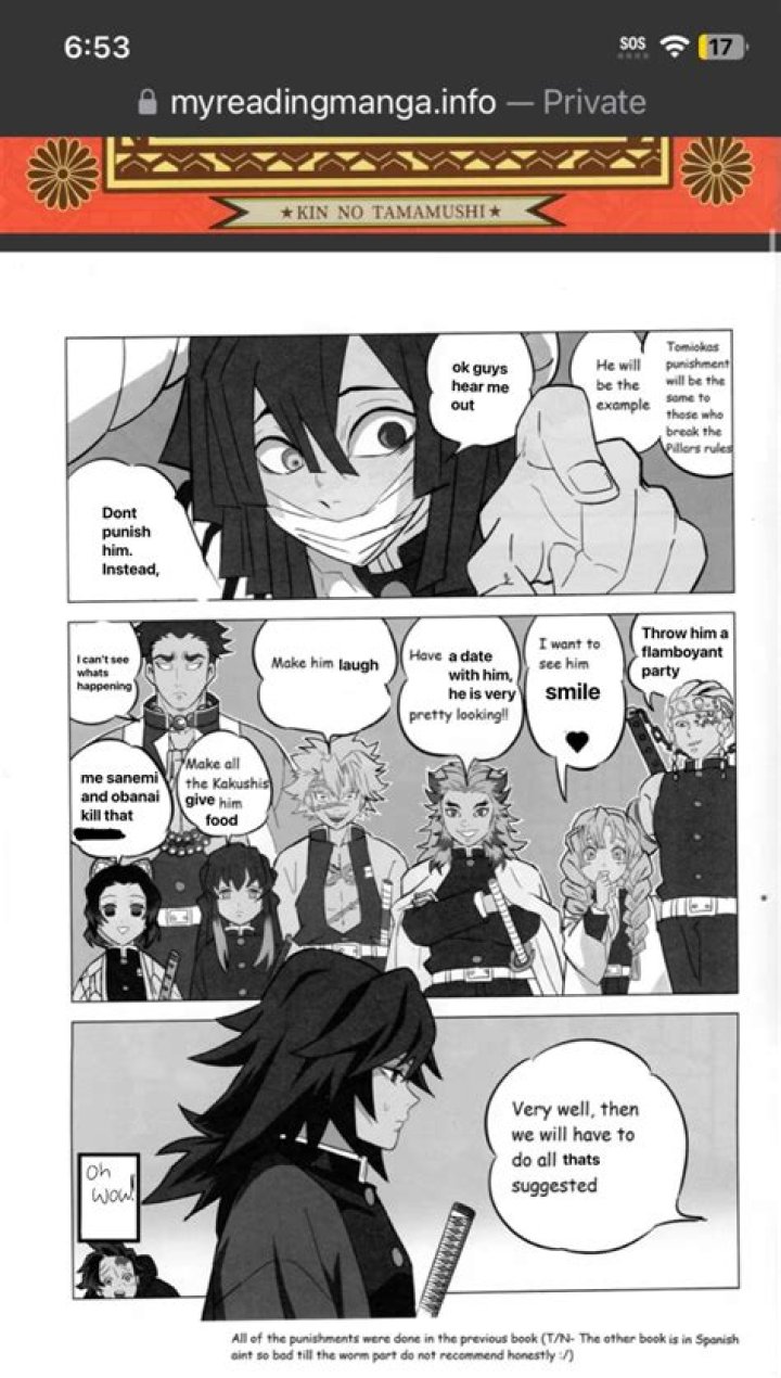Giyuu Punishment For Letting Nezuko Live Comic